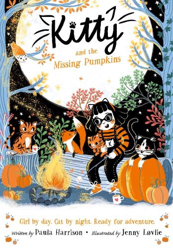 Паперова книга «Kitty and the Missing Pumpkins», авторів Дженні Ловлі, Пола Гаррісон - фото №1