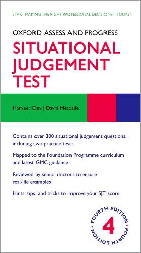 Бумажная книга «Oxford Assess and Progress: Situational Judgement Test», авторов Дэвид Меткалф, Харвир Дев - фото №1