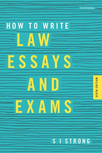 Паперова книга «How to Write Law Essays & Exams», автор С. І. Стронг - фото №1