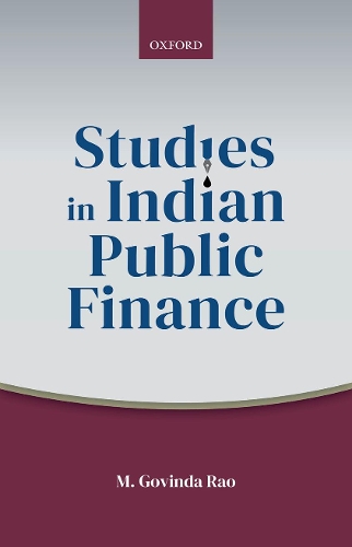 Паперова книга «Studies in Indian Public Finance», автор М. Говінда Рао - фото №1