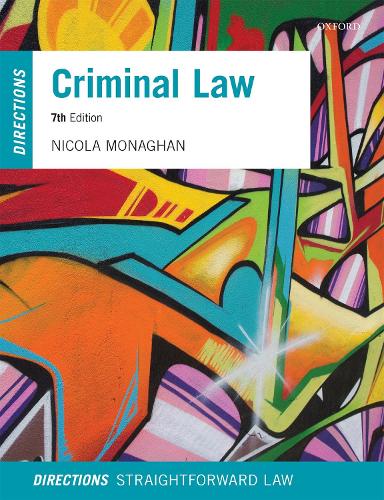 Бумажная книга «Criminal Law Directions», автор Никола Монаган - фото №1