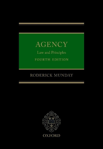Паперова книга «Agency: Law and Principles», автор Родерік Мандей - фото №1
