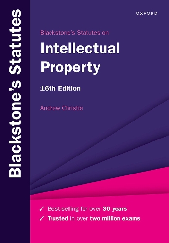 Бумажная книга «Blackstone's Statutes on Intellectual Property», автор Эндрю Кристи - фото №1
