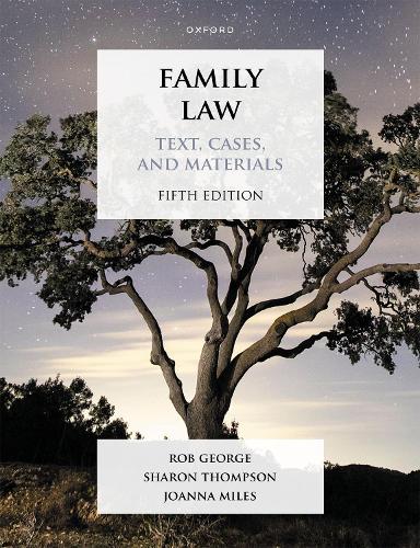 Паперова книга «Family Law: Text, Cases, and Materials», авторів Джоанна Майлз, Роб Джордж - фото №1