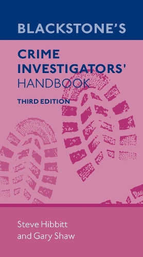 Бумажная книга «Blackstone's Crime Investigators' Handbook», автор Гэри Шоу - фото №1