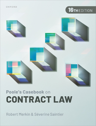 Паперова книга «Poole's Casebook on Contract Law», автор Северин Сентьє - фото №1
