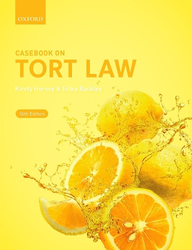 Паперова книга «Casebook on Tort Law», автор Еріка Реклі - фото №1