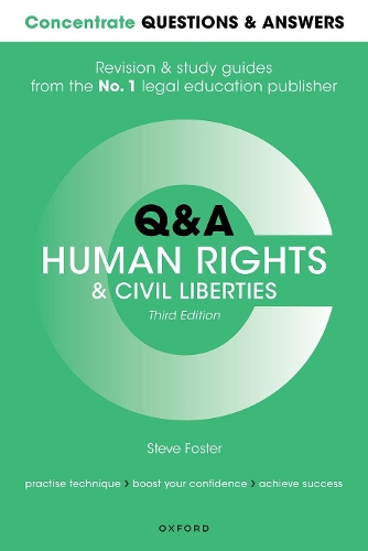 Бумажная книга «Concentrate Questions and Answers Human Rights and Civil Liberties: Law Q&A Revision and Study Guide», автор Стив Фостер - фото №1