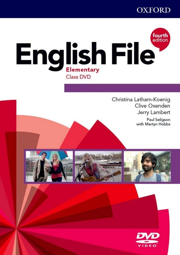 Паперова книга «English File. Elementary. Class DVDs», авторів Крістіна Латам-Кеніґ, Клайв Оксенден, Джеррі Ламберт - фото №1