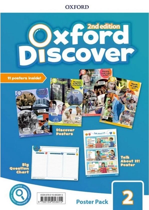 [object Object] «Oxford Discover. Level 2. Posters», авторів Леслі Кустофф, С'юзен Ріверс - фото №1