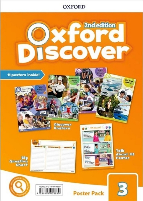 [object Object] «Oxford Discover. Level 3. Posters», авторів С'юзен Ріверс, Леслі Кустофф - фото №1