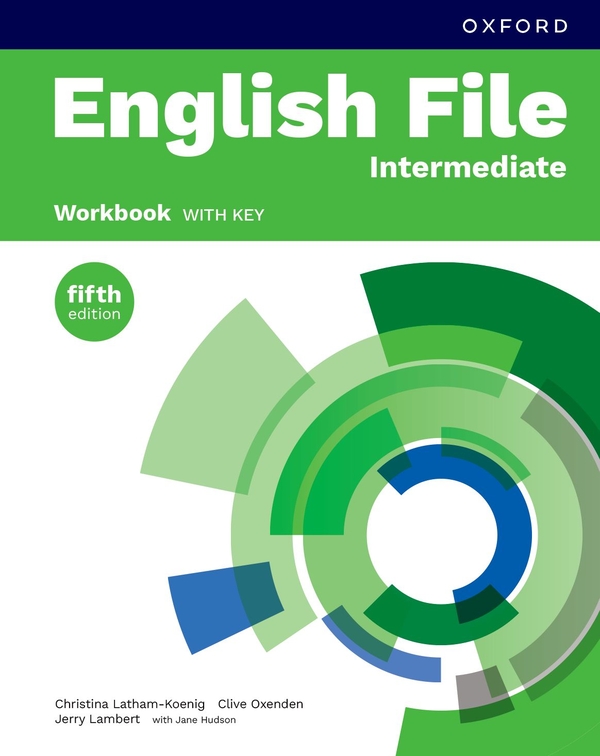 Паперова книга «English File fifth edition Intermediate Workbook with key», авторів Крістіна Латам-Кеніґ, Клайв Оксенден, Джеррі Ламберт - фото №1
