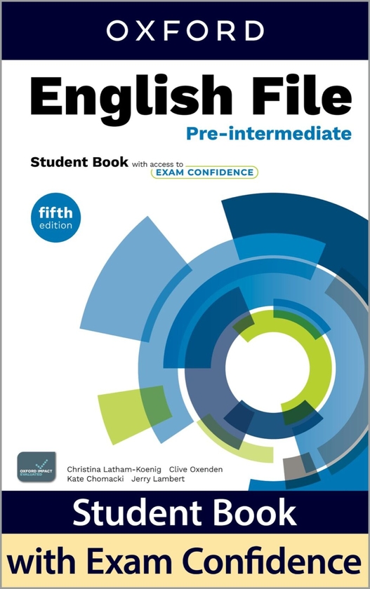Бумажная книга «English File fifth edition Pre-Intermediate Student Book with access to Exam Confidence», авторов Кейт Хомацки, Клайв Оксенден, Кристина Латам-Кениг - фото №1