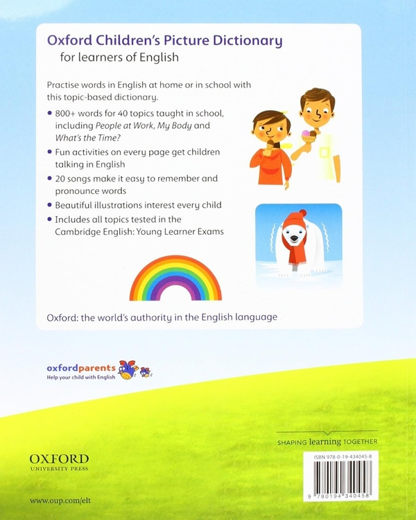 Бумажная книга «Oxford Children's Picture Dictionary for learners of English: A topic-based dictionary for young learners» - фото №1
