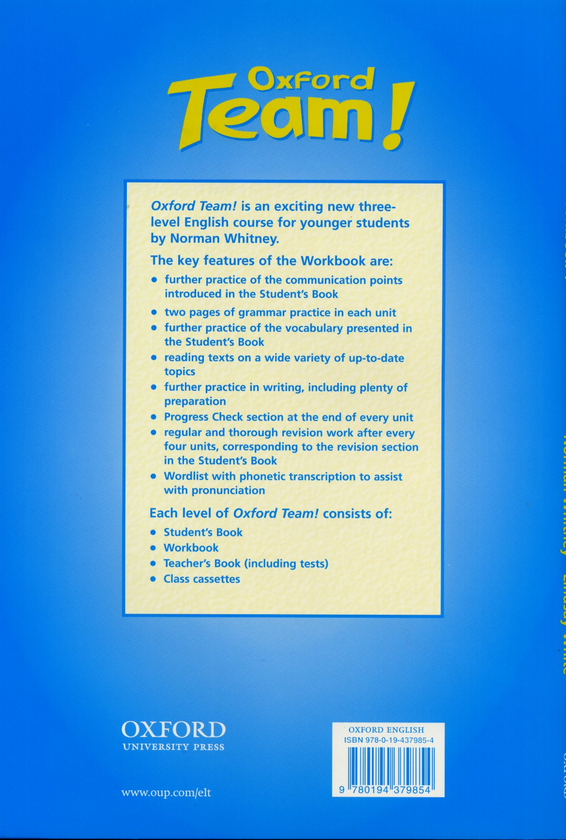 Бумажная книга «Oxford Team 1. Workbook» - фото №1