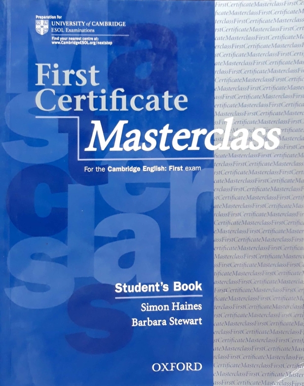 Бумажная книга «First Certificate Masterclass», авторов Саймон Хейнс, Барбара Стюарт - фото №1