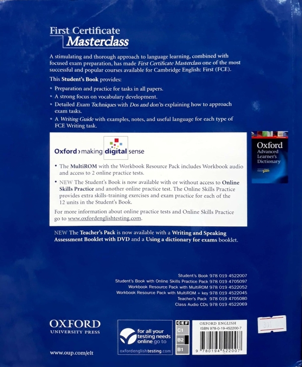 Бумажная книга «First Certificate Masterclass», авторов Саймон Хейнс, Барбара Стюарт - фото №1