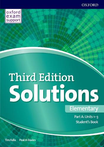 [object Object] «Solutions: Elementary: Student's Book A Units 1-3: Leading the way to success», авторов Пол Дэвис, Тим Фалла - фото №1