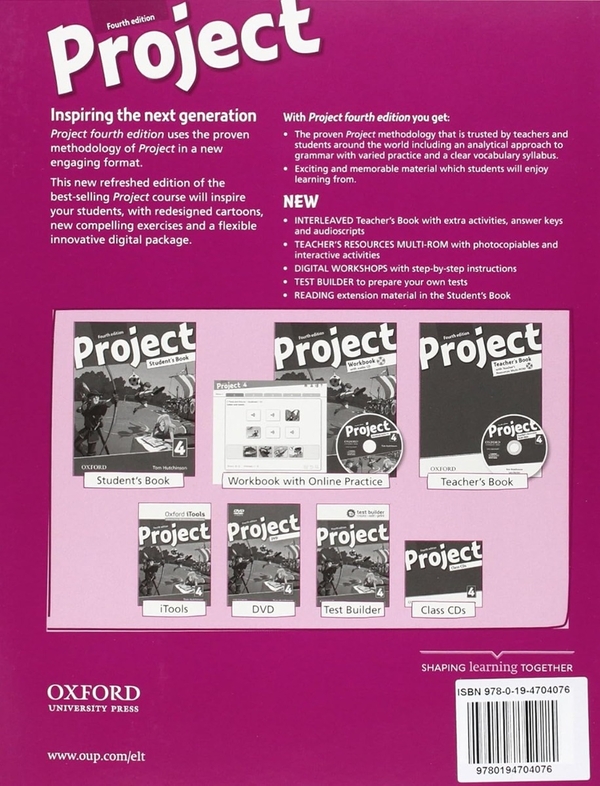 [object Object] «Project. Level 4. Teacher's Book Pack», авторів Том Хатчінсон, Золтан Резмювес - фото №2 - мініатюра