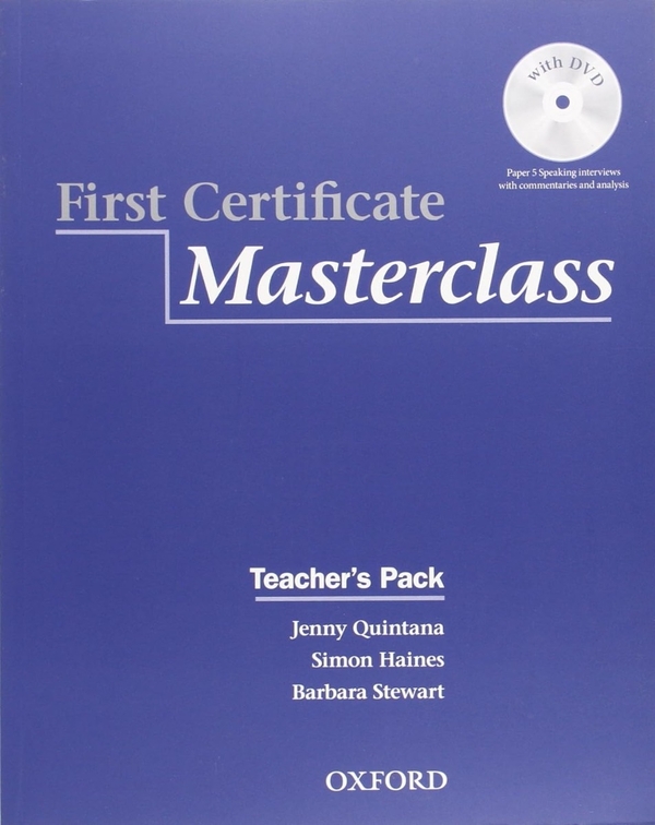 [object Object] «First Certificate Masterclass. Teacher's Pack», авторів Барбара Стюарт, Дженні Квінтана, Петрина Кліфф, Саймон Хейнс, Пітер Мей - фото №1