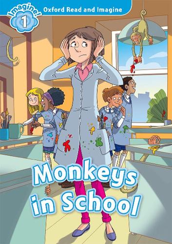 Бумажная книга «Oxford Read and Imagine: Level 1:: Monkeys in School», автор Пол Шиптон - фото №1