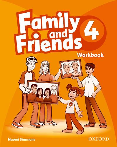 Бумажная книга «Family & Friends 4. Workbook», автор Наоми Симмонс - фото №1