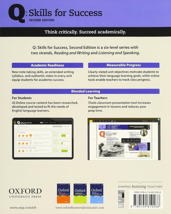 Паперова книга «Q: Skills for Success. Level 4. Reading and Writing», авторів Дебра Дейз, Карл Норлофф - фото №1
