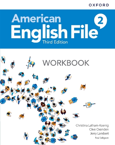 [object Object] «American English File: Level 2: Workbook», авторів Крістіна Летем-Кеніг, Клайв Оксенден, Джеррі Ламберт, Пол Селігсон - фото №1
