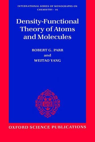 Бумажная книга «Density-Functional Theory of Atoms and Molecules», автор Роберт Г. Парр - фото №1