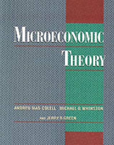 Паперова книга «Microeconomic Theory», автор Андре Мас-Колель - фото №1