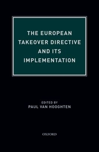 Паперова книга «The European Takeover Directive and Its Implementation», автор Пол Хугтен - фото №1