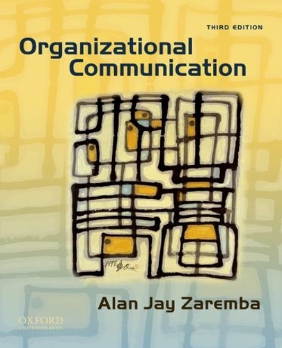 Паперова книга «Organizational Communication», автор Алан Джей Заремба - фото №1