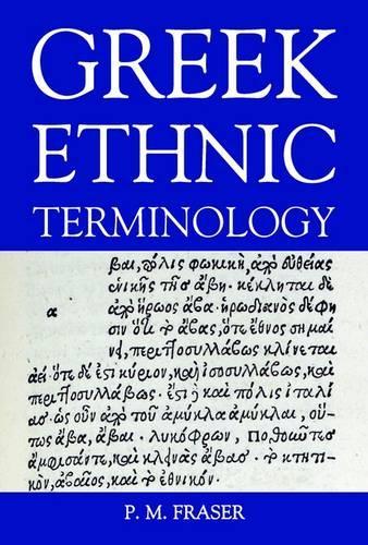 Бумажная книга «Greek Ethnic Terminology», автор П. М. Фрасер - фото №1