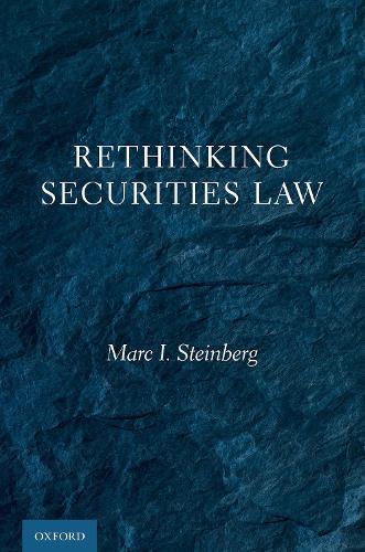 Паперова книга «Rethinking Securities Law», автор Марк І. Штейнберг - фото №1