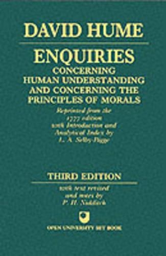 Бумажная книга «Enquiries concerning Human Understanding and concerning the Principles of Morals», автор Дэвид Хьюм - фото №1