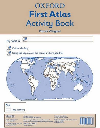 Паперова книга «Oxford First Atlas Activity Book (Paperback)» - фото №1