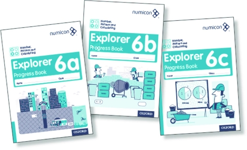Паперова книга «Numicon: Number, Pattern and Calculating 6 Explorer Progress Books ABC (Mixed pack) (PACK)» - фото №1