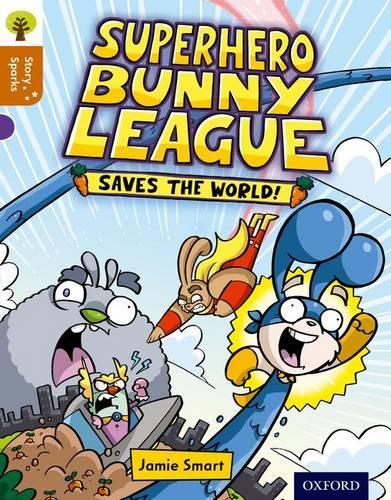 Бумажная книга «Oxford Reading Tree Story Sparks: Oxford Level 8: Superhero Bunny League Saves the World!», автор Джейми Смарт - фото №1