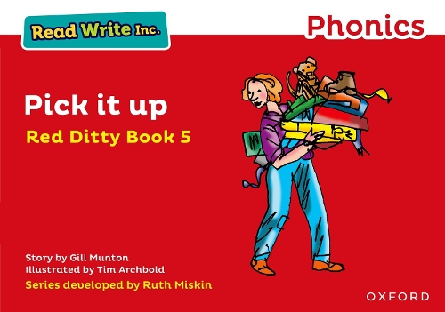 Бумажная книга «Read Write Inc. Phonics: Pick It Up (Red Ditty Book 5)», автор Джилл Мантон - фото №1