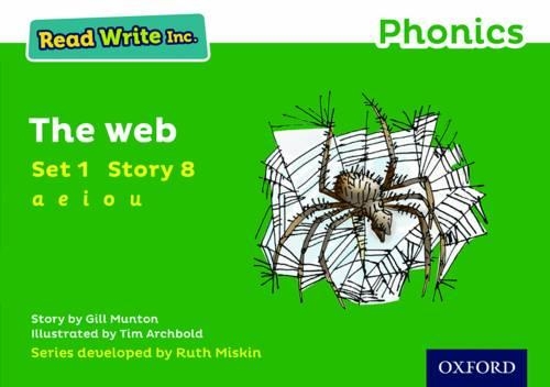 Бумажная книга «Read Write Inc. Phonics: 8 The Web (Green Set 1 Storybook)», автор Джилл Мантон - фото №1