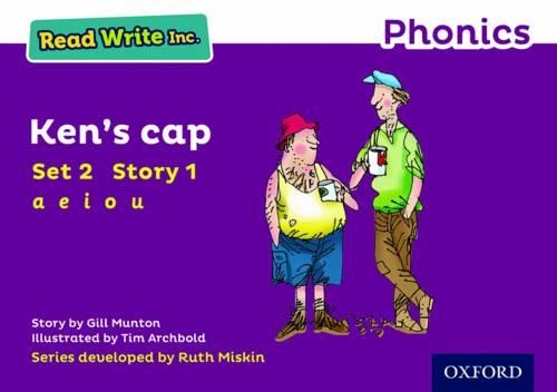 Паперова книга «Read Write Inc. Phonics: Ken's Cap (Purple Set 2 Storybook 1)», автор Джилл Мантон - фото №1