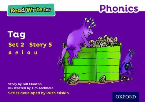 Бумажная книга «Read Write Inc. Phonics: Tag (Purple Set 2 Storybook 5)», автор Джилл Мантон - фото №1
