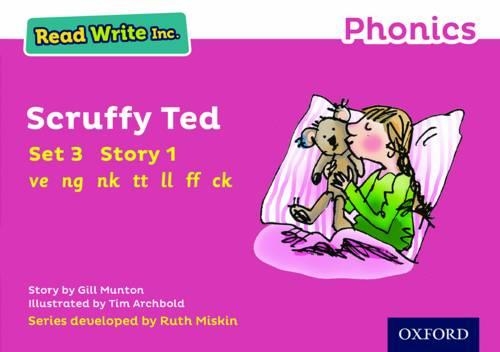 Паперова книга «Read Write Inc. Phonics: Scruffy Ted (Pink Set 3 Storybook 1)», автор Джилл Мантон - фото №1