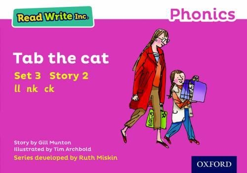 Паперова книга «Read Write Inc. Phonics: Tab the Cat (Pink Set 3 Storybook 2)», автор Джилл Мантон - фото №1