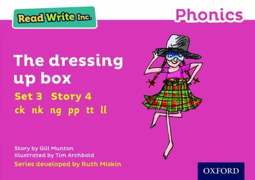 Паперова книга «Read Write Inc. Phonics: The Dressing Up Box (Pink Set 3 Storybook 4)», автор Джилл Мантон - фото №1