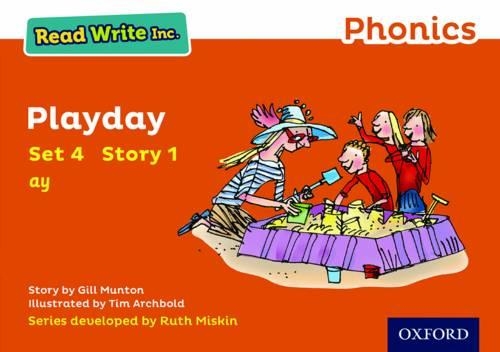 Бумажная книга «Read Write Inc. Phonics: Playday (Orange Set 4 Storybook 1)», автор Джилл Мантон - фото №1