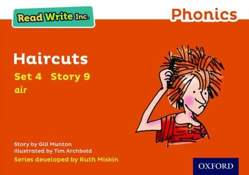 Бумажная книга «Read Write Inc. Phonics: Haircuts (Orange Set 4 Storybook 9)», автор Джилл Мантон - фото №1