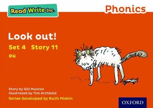 Паперова книга «Read Write Inc. Phonics: Look Out! (Orange Set 4 Storybook 11)», автор Джилл Мантон - фото №1