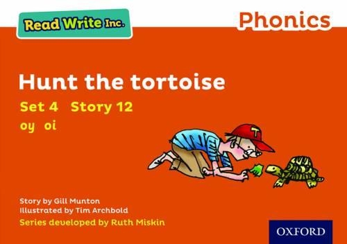 Бумажная книга «Read Write Inc. Phonics: Hunt the Tortoise (Orange Set 4 Storybook 12)», автор Джилл Мантон - фото №1