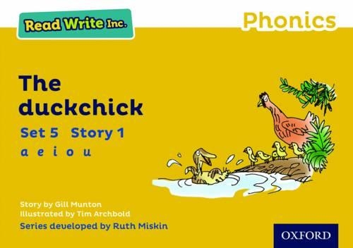 Бумажная книга «Read Write Inc. Phonics: The Duckchick (Yellow Set 5 Storybook 1)», автор Джилл Мантон - фото №1